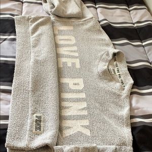 M PINK terry cloth like comfy shirt